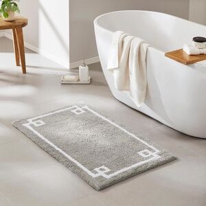 Madison Park - 24"x40" Geometric Cotton Tufted Bath Rug NWT